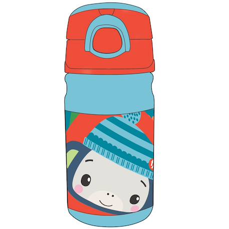 Garçon-Accessoires-Fourniture scolaire-Gourde-Gourde enfant fisher-price 350 ml à paille et clip de sécurité