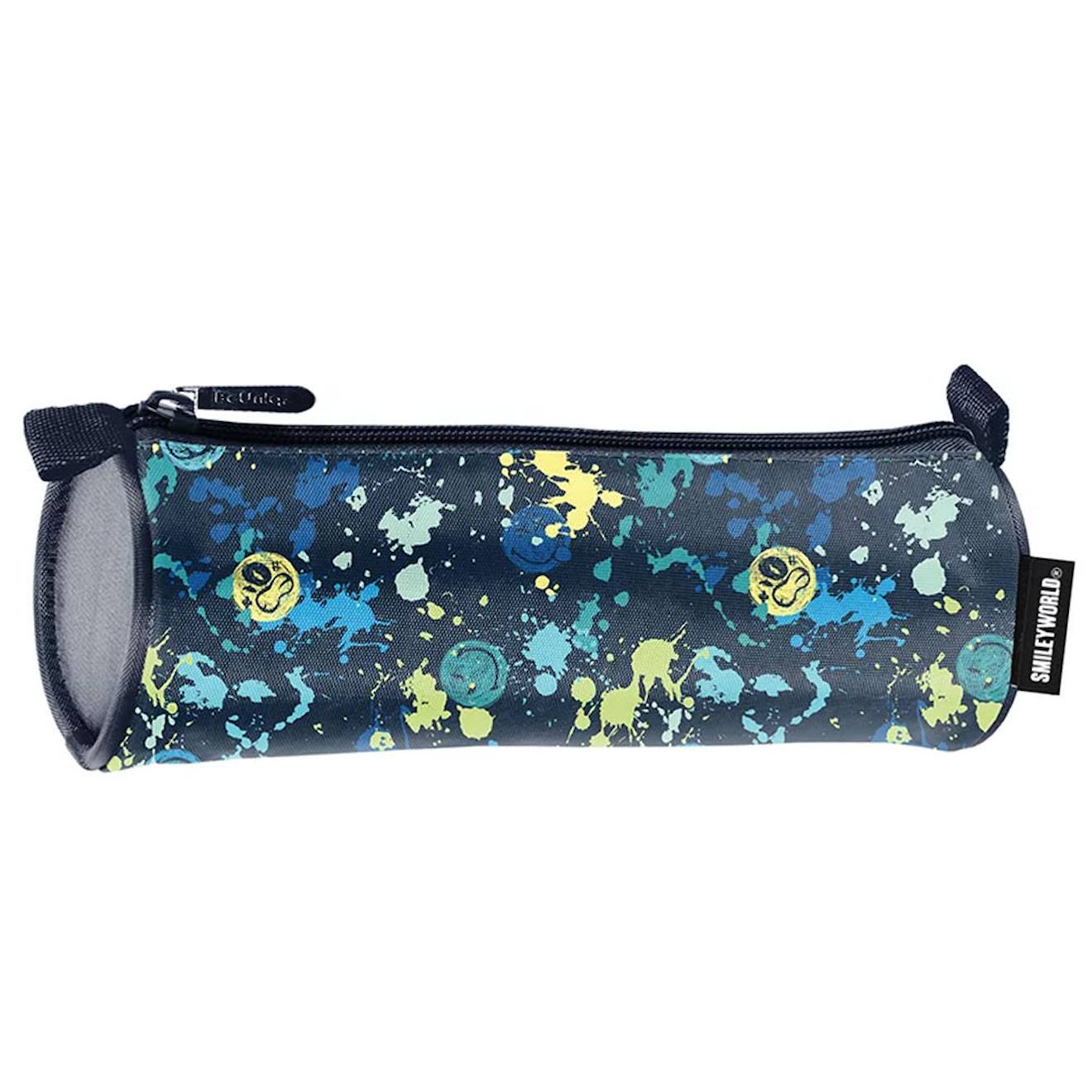 Trousse Ronde Smiley World Tag En Tissu Synthtique Rsistant 21 Cm Bleu Multicolore 11 €