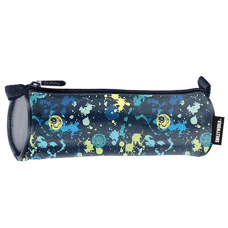 Trousse ronde smiley world tag en tissu synthétique résistant 21 cm  - vertbaudet enfant