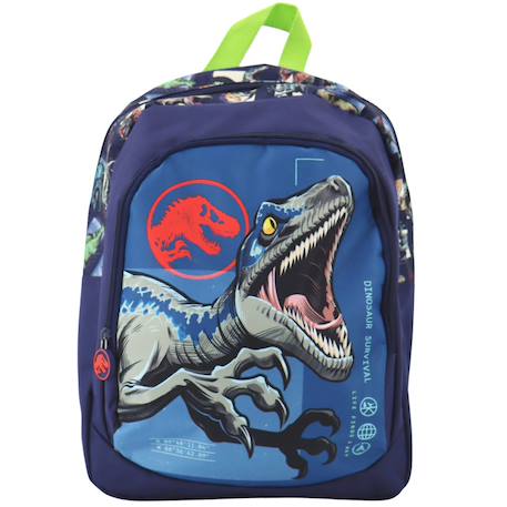 Garçon-Sac à dos scolaire jurassic world motif dinosaure polyester