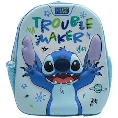 Sac à dos maternelle stitch 31 cm – 1 compartiment zippé  - vertbaudet enfant