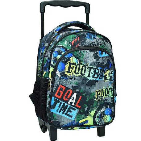 Garçon-Accessoires-Cartable, trousse-Sac à dos trolley maternelle football goal time 31 cm
