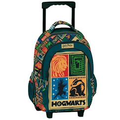 Puériculture-Repas-Sac à dos à roulettes harry potter hogwarts color block 44 cm - 2 cpt