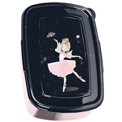 Puériculture-Repas-Vaisselle, coffret repas-Boite gouter ballerine 18 cm