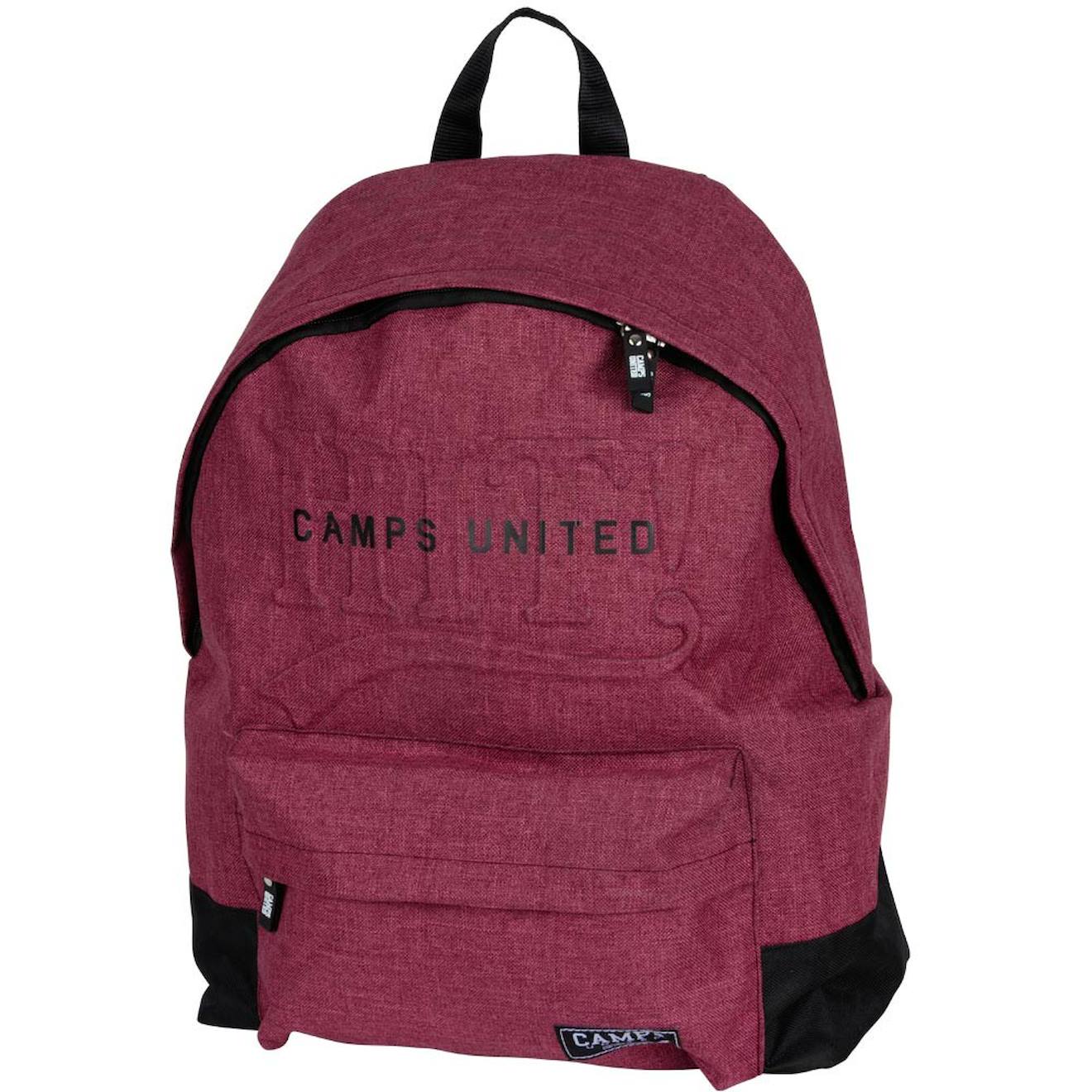 Sac À Dos Camps United 42 Cm - Forme Borne Noir / Rouge