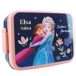Puériculture-Boîte à goûter 16 cm la reine des neiges sisters forever en pvc