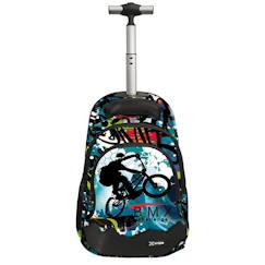 Sac à dos trolley imprimé bmx challenge 44 cm  - vertbaudet enfant