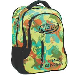 Sac à dos nerf camouflage 46 cm – 2 compartiments zippés  - vertbaudet enfant