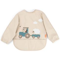 -Bavoir à manches avec poche tiny farm