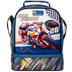 Puériculture-Sac goûter isotherme must moto pole position 24 cm sac déjeuner