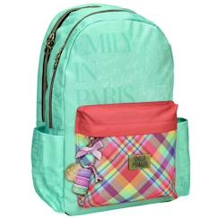 Sac à dos emily in paris cmp polyester imprimé avec charms  - vertbaudet enfant