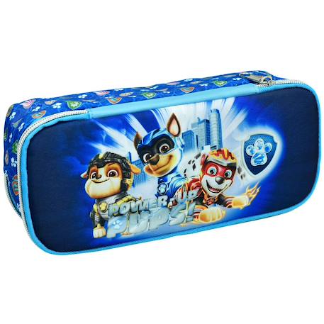 Garçon-Trousse scolaire avec 2 compartiments power up pat patrouille 23 cm