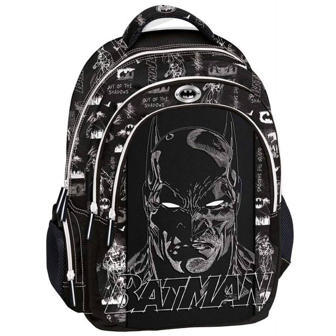 Sac À Dos Scolaire Batman Knightmare En Toile Batman Noir / Noir / Noir