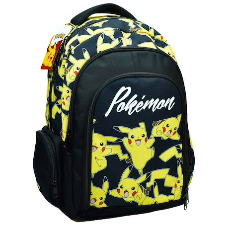 Sac à dos scolaire imprimé pikachu polyester pokemon  - vertbaudet enfant