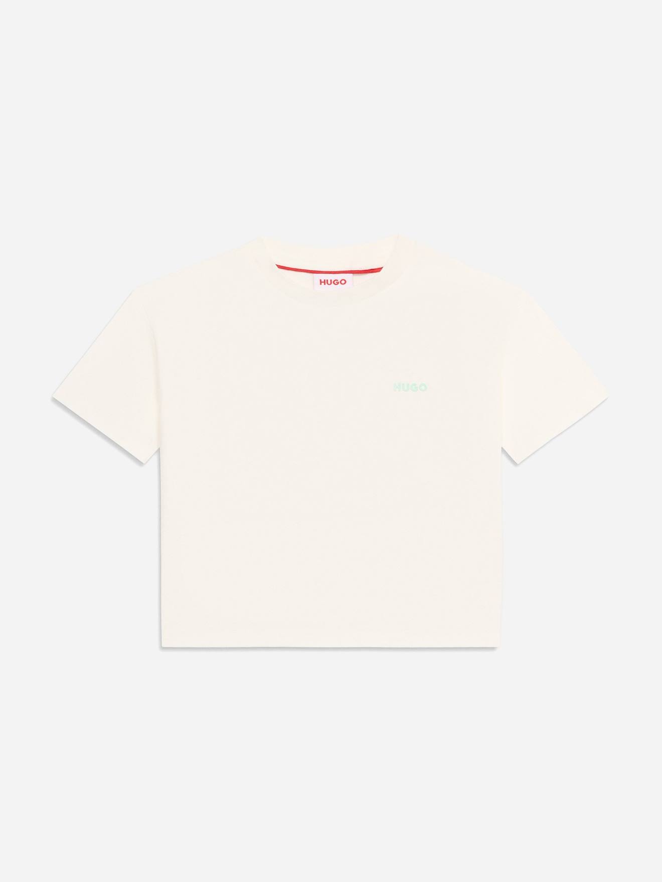 T-shirt Garçon À Manches Courtes Blanc