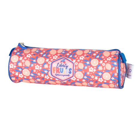 Garçon-Accessoires-Fourniture scolaire-Trousse ronde enfant 22 cm imprimé fruits citron
