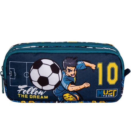 Fille-Accessoires-Fourniture scolaire-Trousse 2 compartiments zippés must follow the dream football
