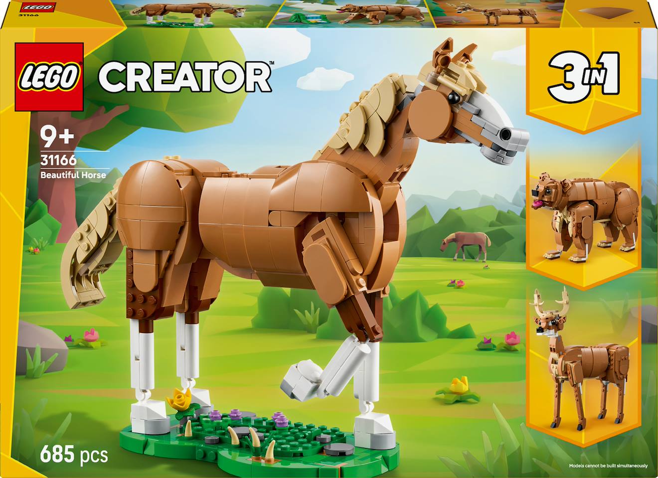 Lego 31166 - Le Beau Cheval Creator Multicolore