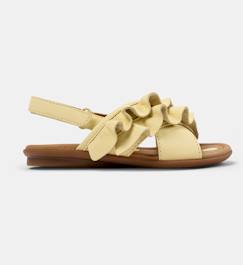 Sandales fille cuir RIGHT KIDS TWINS  - vertbaudet enfant