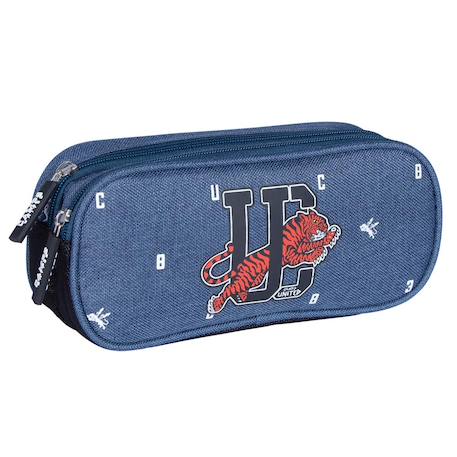 Garçon-Accessoires-Fourniture scolaire-Trousse-Trousse rectangulaire 2 compartiments lost tiger 22 cm