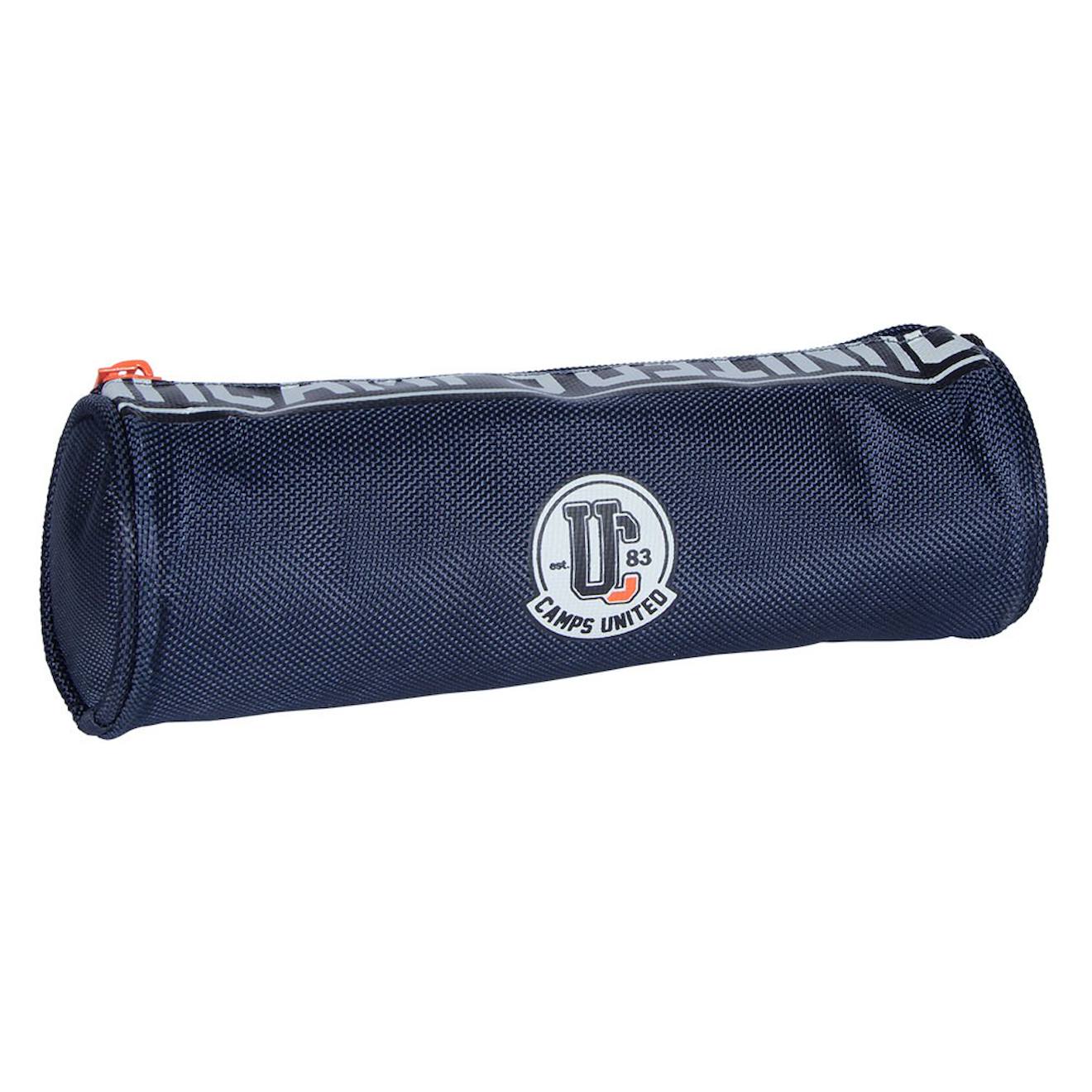 Trousse Ronde Zippe Tech Forme Cylindrique 22 Cm Bleu Marine 11 €