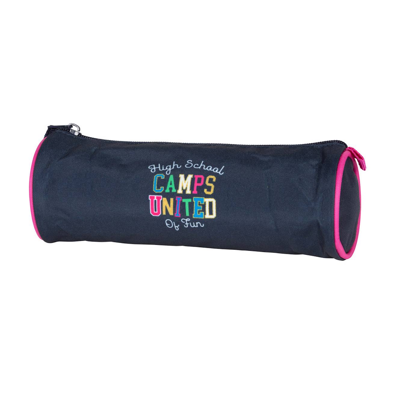 Trousse Ronde Cylindrique Camps Zippe 22 Cm Bleu Marine 11 €