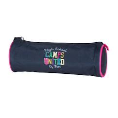 -Trousse ronde cylindrique camps zippée – 22 cm