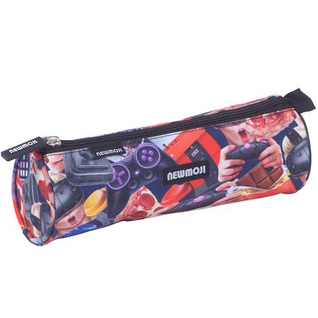 Trousse ronde gamer en tissu synthétique newmoji  - vertbaudet enfant