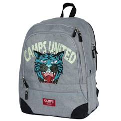 -Sac à dos scolaire tigre camps united 42 cm - 2 compartiments