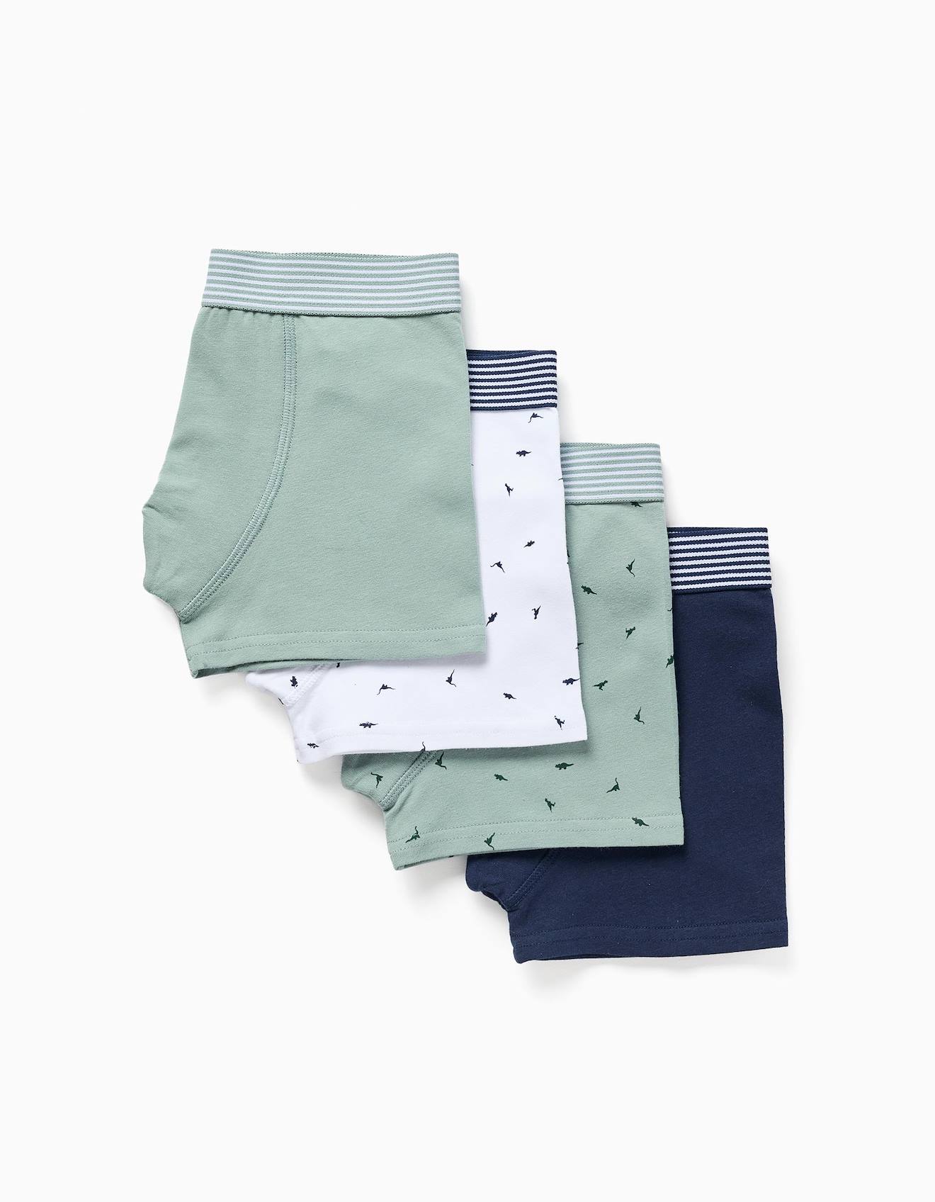 Lot De 4 Boxers En Coton Avec Imprims Dinosaures Multicolore 20 €