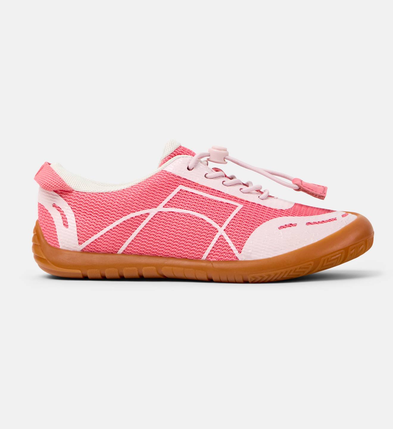 Baskets Fille Cuir Peu Path Kids Rose Pastel Baskets Fille Cuir Peu Path Kids Rose Pastel
