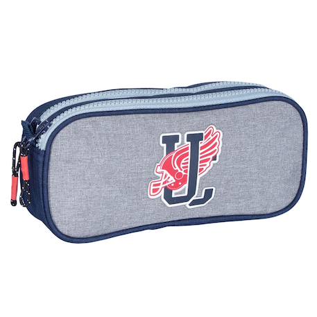Garçon-Trousse rectangulaire dynamic 2 compartiments zippés 22 cm