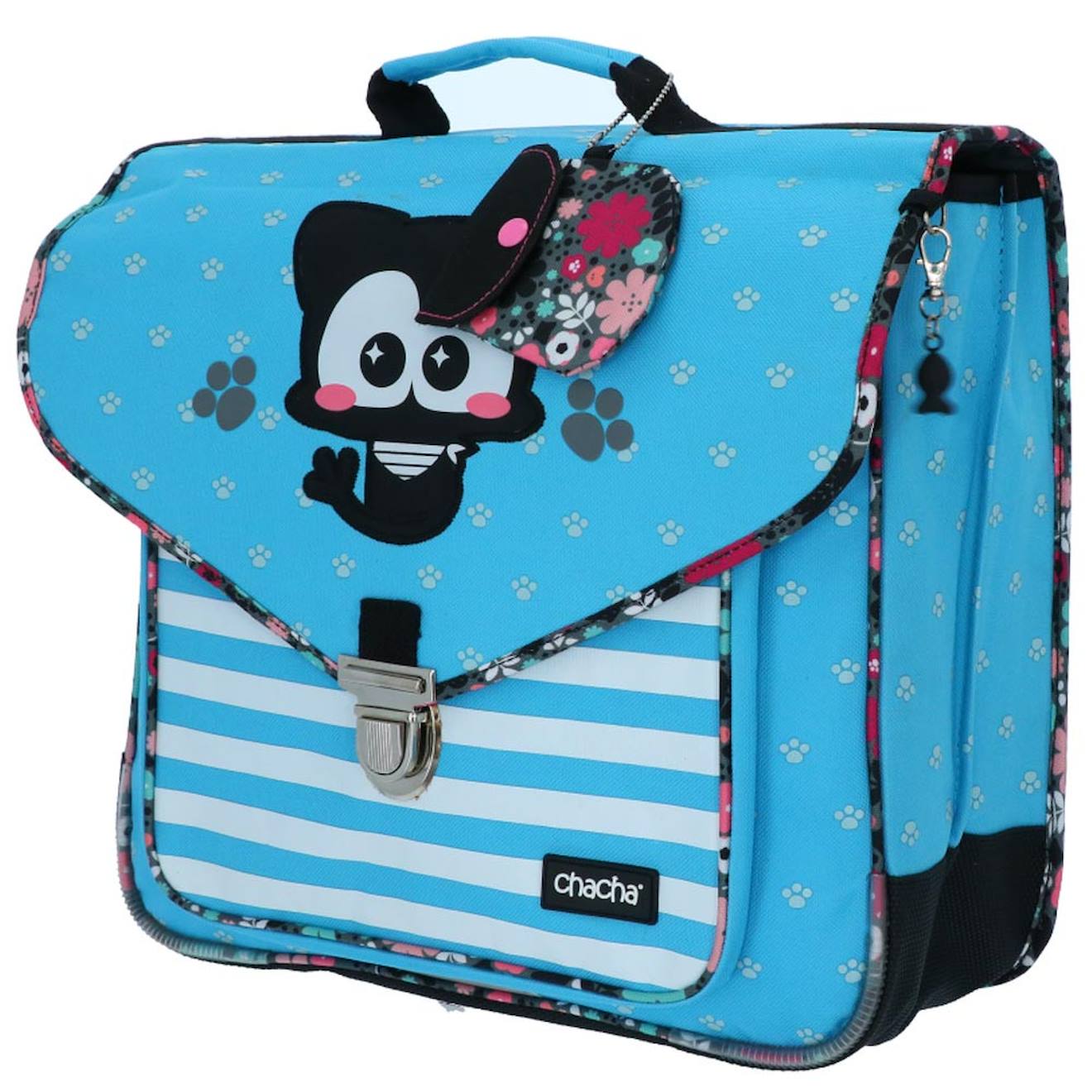 Cartable Maternelle 36 Cm Chacha Motif Chat 2 Compartiments Bleu 29 €