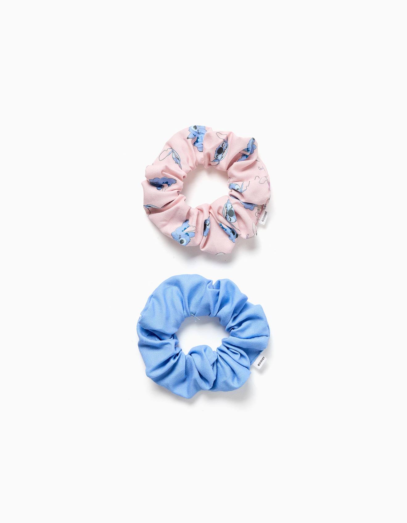 Lot De 2 Chouchous Avec Imprim Stitch Bleu 8$