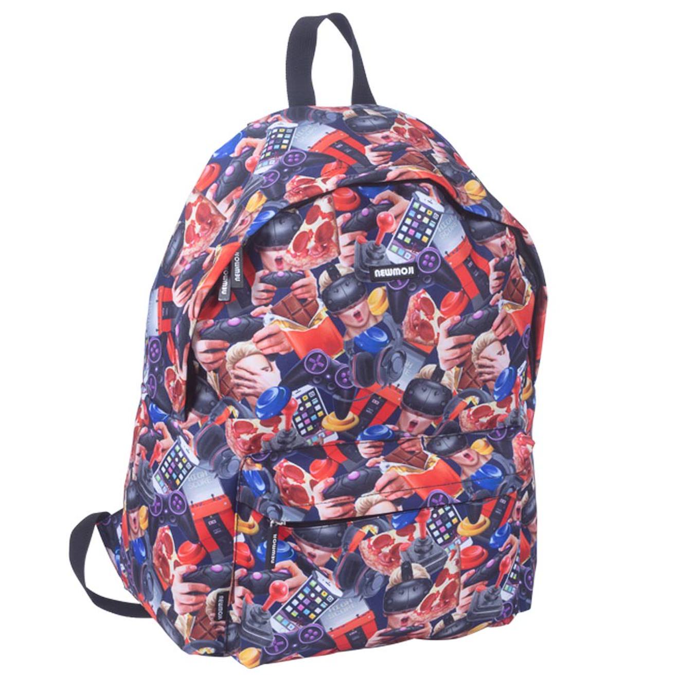 Sac Dos Scolaire Newmoji Polyester Imprim Gamer 43 Cm Bleu Multicolore 29 €