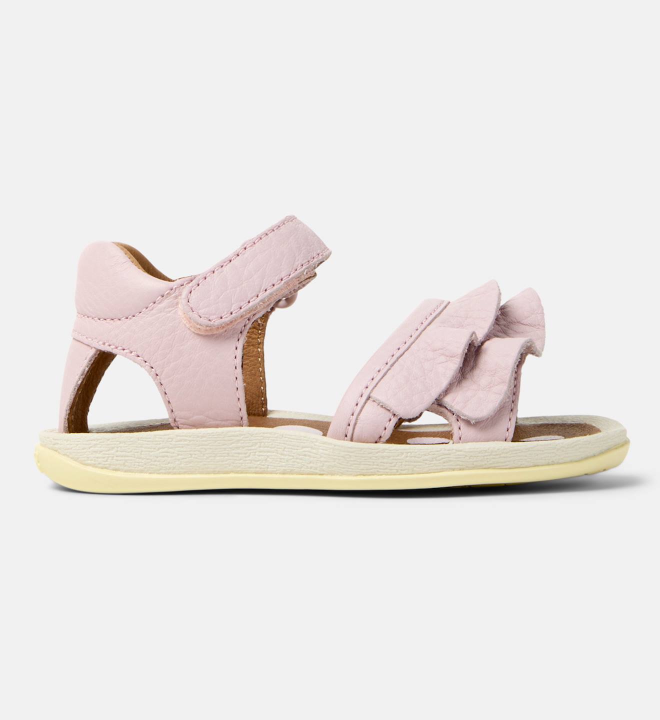 Sandales Fille Cuir Bicho Fw Twins Rose Pastel 69$
