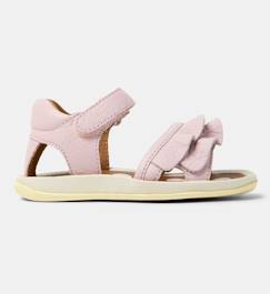 Chaussures-Chaussures bébé 17-26-Marche fille 19-26-Sandales fille cuir BICHO FW TWINS