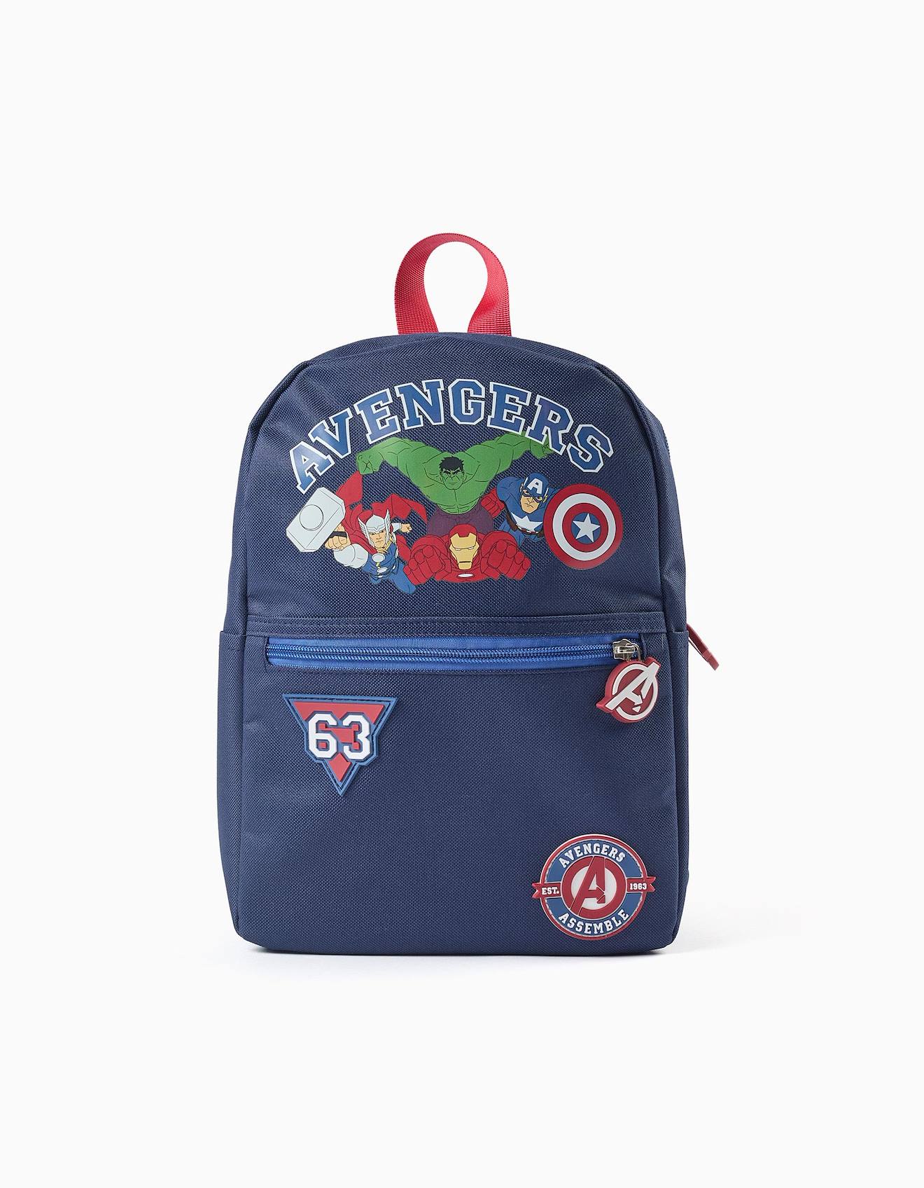 Sac Dos Avec Imprims Et Patchs Avengers Bleu Fonc 20 €