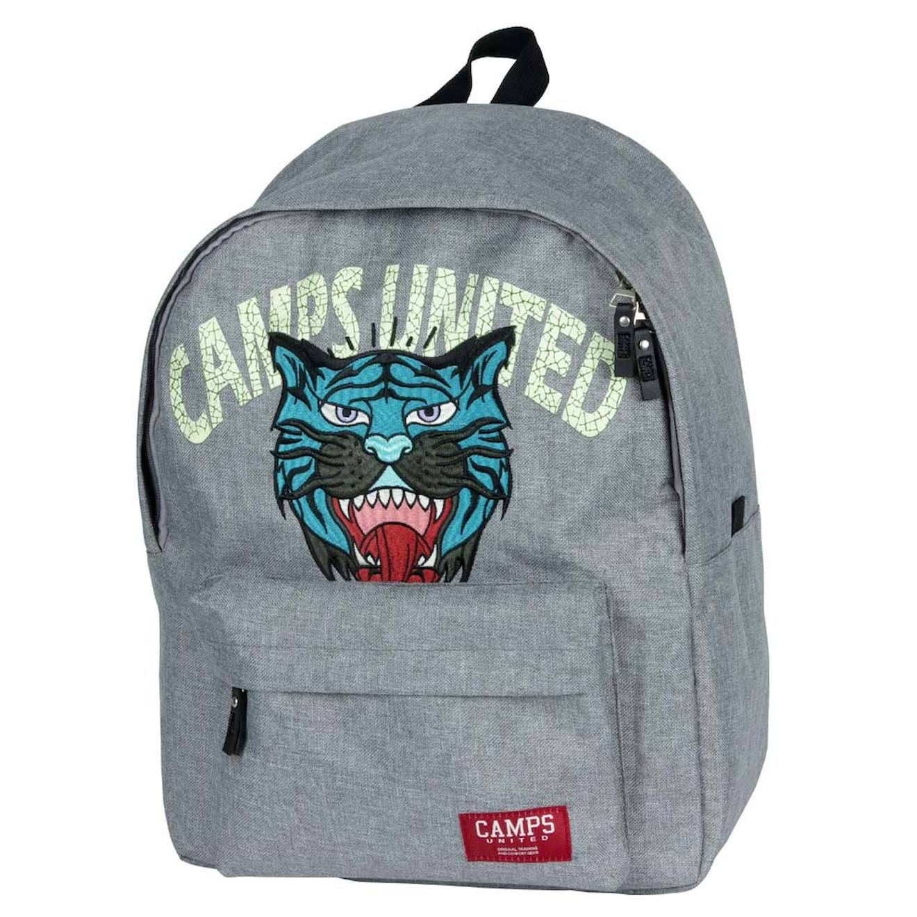 Sac Dos Scolaire Camps United Tigre 42 Cm Zip Gris 29 €