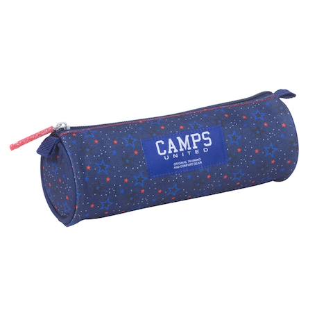 Fille-Accessoires-Trousse ronde cylindrique paillettes étoiles 22 x 7 cm à zip