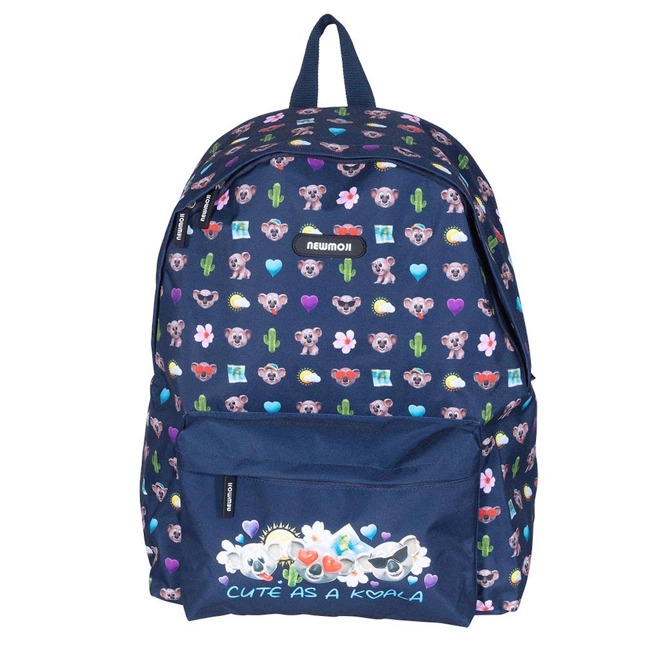 Sac À Dos Scolaire Newmoji Polyester Imprimé Koala 43 Cm Bleu / Multicolore