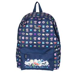 -Sac à dos scolaire newmoji polyester imprimé koala 43 cm