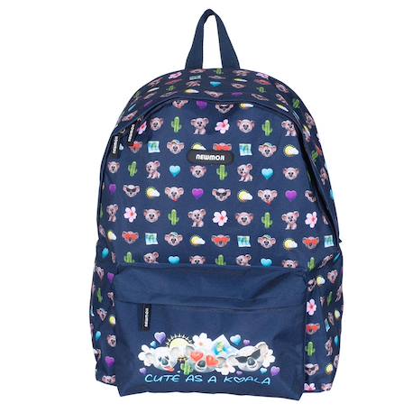 Sac à dos scolaire newmoji polyester imprimé koala 43 cm  - vertbaudet enfant