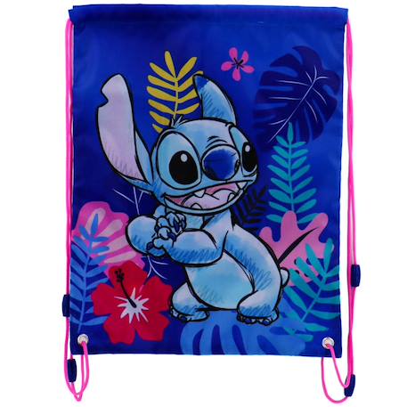 Poches de natation à cordons stitch imprimé tropical 42 cm  - vertbaudet enfant