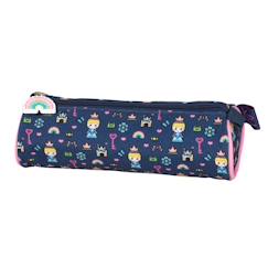 Jouet-Trousse ronde toile synthétique imprimée gaming princesse kip