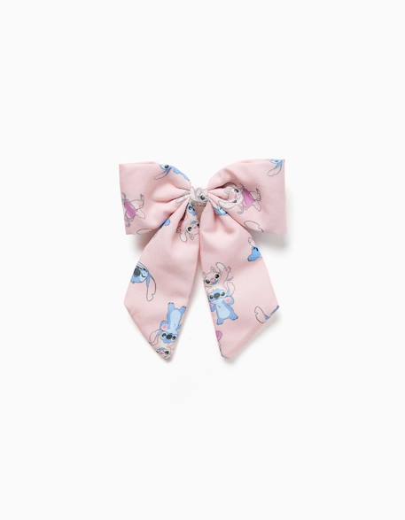Fille-Barrette à cheveux avec nœud et imprimé stitch