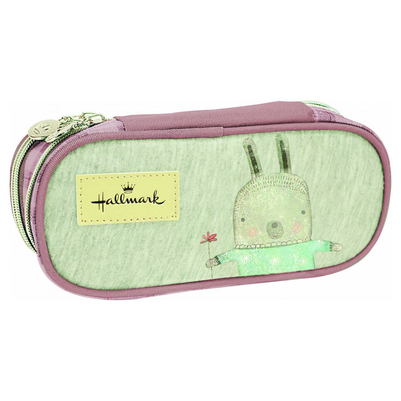 Trousse Scolaire 2 Compartiments Hallmark Lapin 22 Cm Rose Poudr 15 €