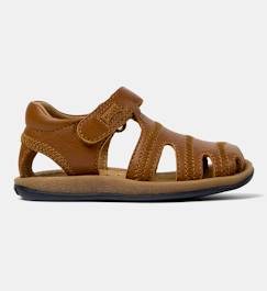 Chaussures-Chaussures bébé 17-26-Marche fille 19-26-Sandales cuir BICHO