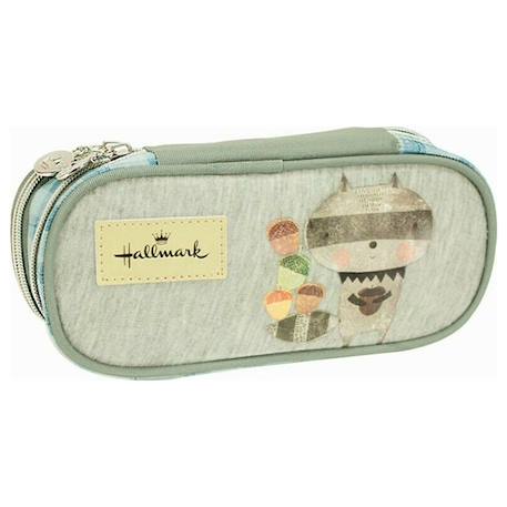 Trousse 2 compartiments hallmark raton laveur 22 cm - qualité premium  - vertbaudet enfant