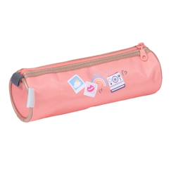 -Trousse ronde kip girl polaroid appareil photo 22 cm